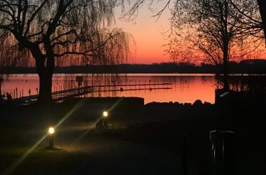 Beleuchtung am Rathaus Wörthsee