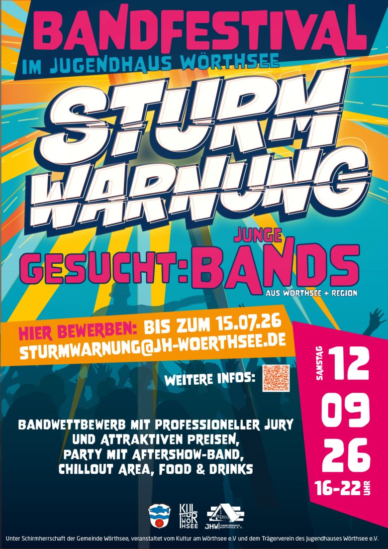 PLakat Sturmwarnung
